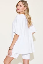 Charger l'image dans la galerie, Basic Bae Full Size V-Neck Drop Shoulder T-Shirt and Shorts Set
