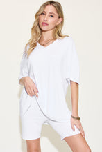Charger l'image dans la galerie, Basic Bae Full Size V-Neck Drop Shoulder T-Shirt and Shorts Set