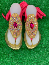 Charger l'image dans la galerie, Rhinestones Handmade Sandals, Wedding, Summer Sandals