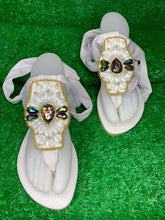 Charger l'image dans la galerie, Rhinestones Handmade Sandals, Wedding, Summer Sandals