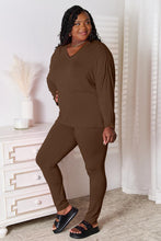 Charger l'image dans la galerie, Basic Bae Full Size V-Neck Soft Rayon Long Sleeve Top and Pants Lounge Set