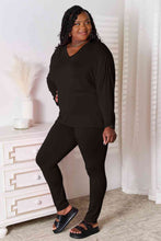 Charger l'image dans la galerie, Basic Bae Full Size V-Neck Soft Rayon Long Sleeve Top and Pants Lounge Set