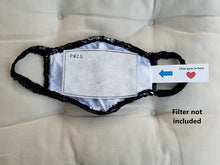 Charger l'image dans la galerie, Cooling Lace Masks , Washable, Breathable, Reusable Single or Double Layers Face Covering, Made in USA