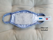 Charger l'image dans la galerie, Cooling Lace Masks , Washable, Breathable, Reusable Single or Double Layers Face Covering, Made in USA