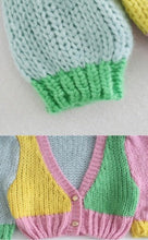 Charger l'image dans la galerie, Color Block Crop Knit Sweater