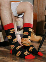 Charger l'image dans la galerie, Unisex Burger Design Socks