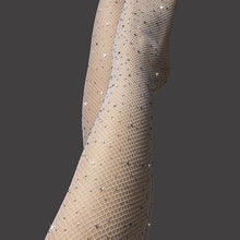 Charger l'image dans la galerie, Rhinestone Fishnet Tights