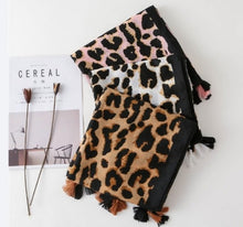 Charger l'image dans la galerie, Satin Silk Scarf Women Fashion Shawl Leopard Prints Silky Wraps 180x90cm, Women head Hijab, Head Wrap