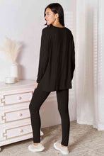Charger l'image dans la galerie, Basic Bae Full Size V-Neck Soft Rayon Long Sleeve Top and Pants Lounge Set