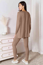 Charger l'image dans la galerie, Basic Bae Full Size V-Neck Soft Rayon Long Sleeve Top and Pants Lounge Set