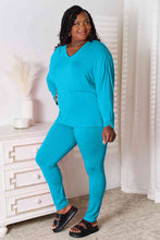 Charger l'image dans la galerie, Basic Bae Full Size V-Neck Soft Rayon Long Sleeve Top and Pants Lounge Set