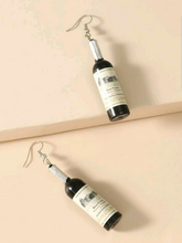 Charger l'image dans la galerie, Wine Bottle Charm Drop Earrings