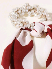 Load image into Gallery viewer, Pearl Scrunchy Print Scarf