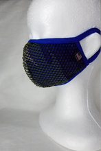 Charger l'image dans la galerie, Cooling Mesh Masks for Kids and Adults, Washable, black face mask, Breathable, Reusable face mask 1 or 2 Layers Face Covering,Made in USA