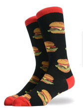 Charger l'image dans la galerie, Unisex Burger Design Socks