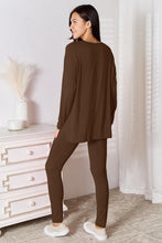 Charger l'image dans la galerie, Basic Bae Full Size V-Neck Soft Rayon Long Sleeve Top and Pants Lounge Set