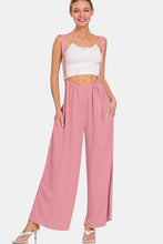 Charger l&#39;image dans la galerie, Zenana Pocketed Wide Strap Wide Leg Overalls