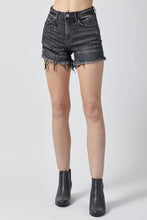 Load image into Gallery viewer, RISEN Raw Hem Denim Shorts with Pockets