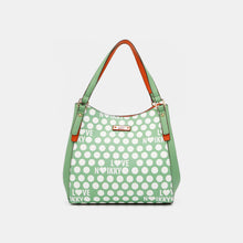 Charger l&#39;image dans la galerie, Nicole Lee USA Contrast Polka Dot Handbag