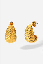 Cargar imagen en el visor de la galería, Shell Shore Spiral Stud Earrings