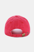 Cargar imagen en el visor de la galería, Zenana Washed ATLANTA Embroidered Baseball Cap