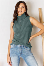 Cargar imagen en el visor de la galería, Basic Bae Full Size Ribbed Turtleneck Tank