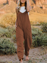 Charger l&#39;image dans la galerie, Double Take Full Size Sleeveless V-Neck Pocketed Jumpsuit