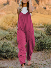 Charger l&#39;image dans la galerie, Double Take Full Size Sleeveless V-Neck Pocketed Jumpsuit