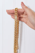 Charger l&#39;image dans la galerie, Brass Curb Chain Necklace