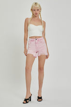 Cargar imagen en el visor de la galería, RISEN High Rise Distressed Denim Shorts