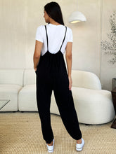 Charger l&#39;image dans la galerie, Culture Code Full Size Plunge Sleeveless Jumpsuit with Pockets