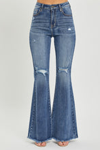 Cargar imagen en el visor de la galería, RISEN High Waist Distressed Fare Jeans