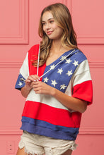 Cargar imagen en el visor de la galería, BiBi American Flag Theme Hoodie