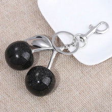 Cargar imagen en el visor de la galería, Large Shiny Charm Cherry Keychain