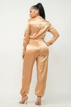 Charger l&#39;image dans la galerie, Front Zipper Pockets Top And Pants Jumpsuit