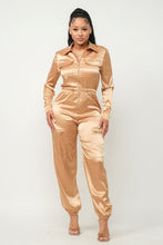 Charger l&#39;image dans la galerie, Front Zipper Pockets Top And Pants Jumpsuit