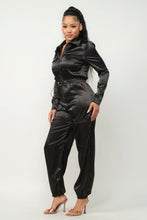 Charger l&#39;image dans la galerie, Front Zipper Pockets Top And Pants Jumpsuit