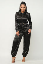 Charger l&#39;image dans la galerie, Front Zipper Pockets Top And Pants Jumpsuit