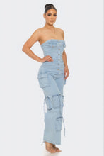 Charger l&#39;image dans la galerie, Stretch Denim Jumpsuit