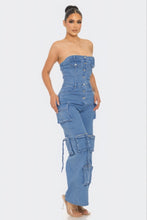 Charger l&#39;image dans la galerie, Stretch Denim Jumpsuit