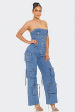 Charger l&#39;image dans la galerie, Stretch Denim Jumpsuit