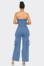 Charger l&#39;image dans la galerie, Stretch Denim Jumpsuit