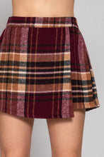 Charger l&#39;image dans la galerie, Wrap Plaid Jacquard Skort