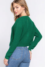 Charger l&#39;image dans la galerie, Long slv v-neck sweater cardigan