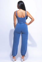 Charger l&#39;image dans la galerie, Washed Jumpsuit With Adjustable Ankle