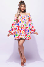 Load image into Gallery viewer, Off Shoulder Bubble Dress