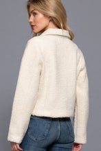 Cargar imagen en el visor de la galería, Long Slv Teddy Fleece Short Jacket