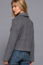 Cargar imagen en el visor de la galería, Long Slv Teddy Fleece Short Jacket