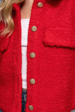 Load image into Gallery viewer, Long Slv Teddy Fleece Short Jacket