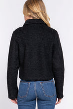 Cargar imagen en el visor de la galería, Long Slv Teddy Fleece Short Jacket